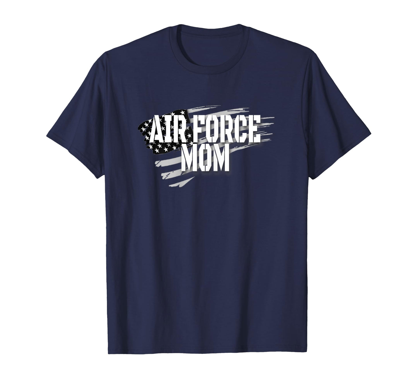 Womens Air Force Mom Memorial Day Veterans Day 4th of July Military T-Shirt