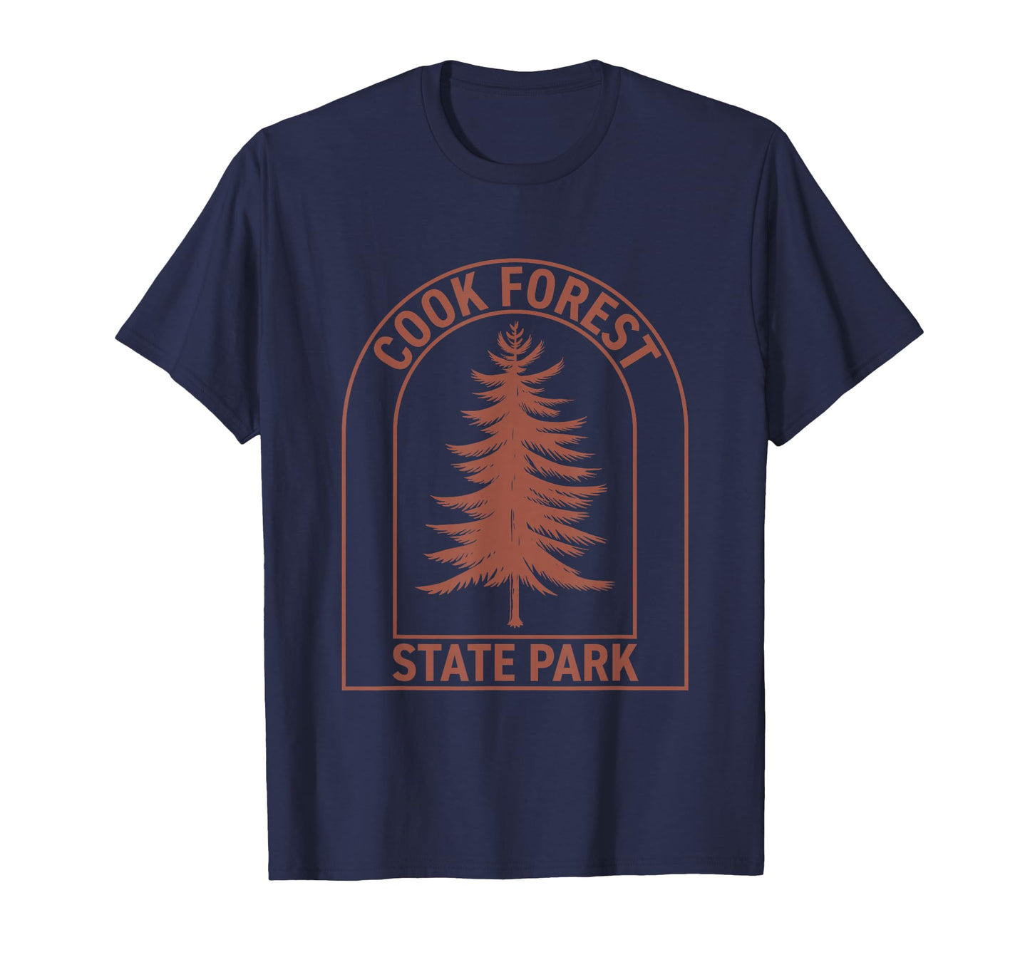 Cook Forest State Park Pennsylvania Vintage Tree T-Shirt