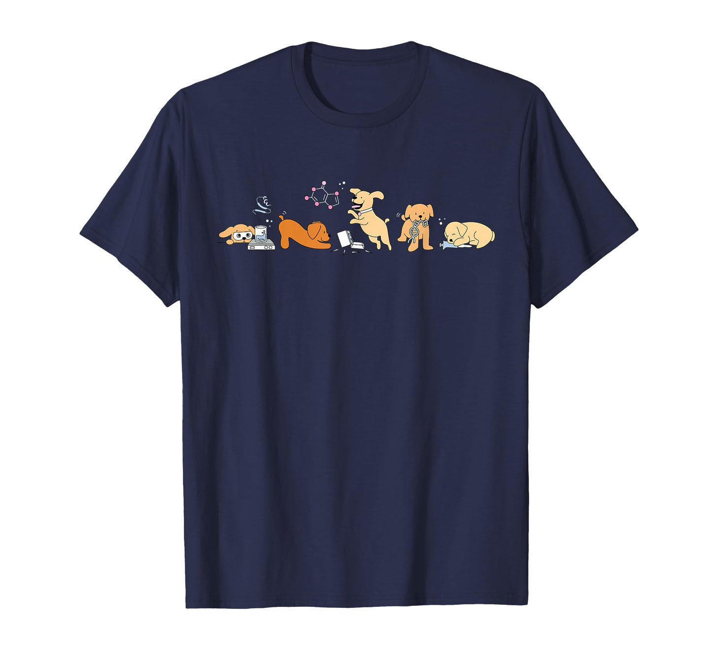 Biochemistry Dogs Chemistry STEM Science Teacher Physics T-Shirt