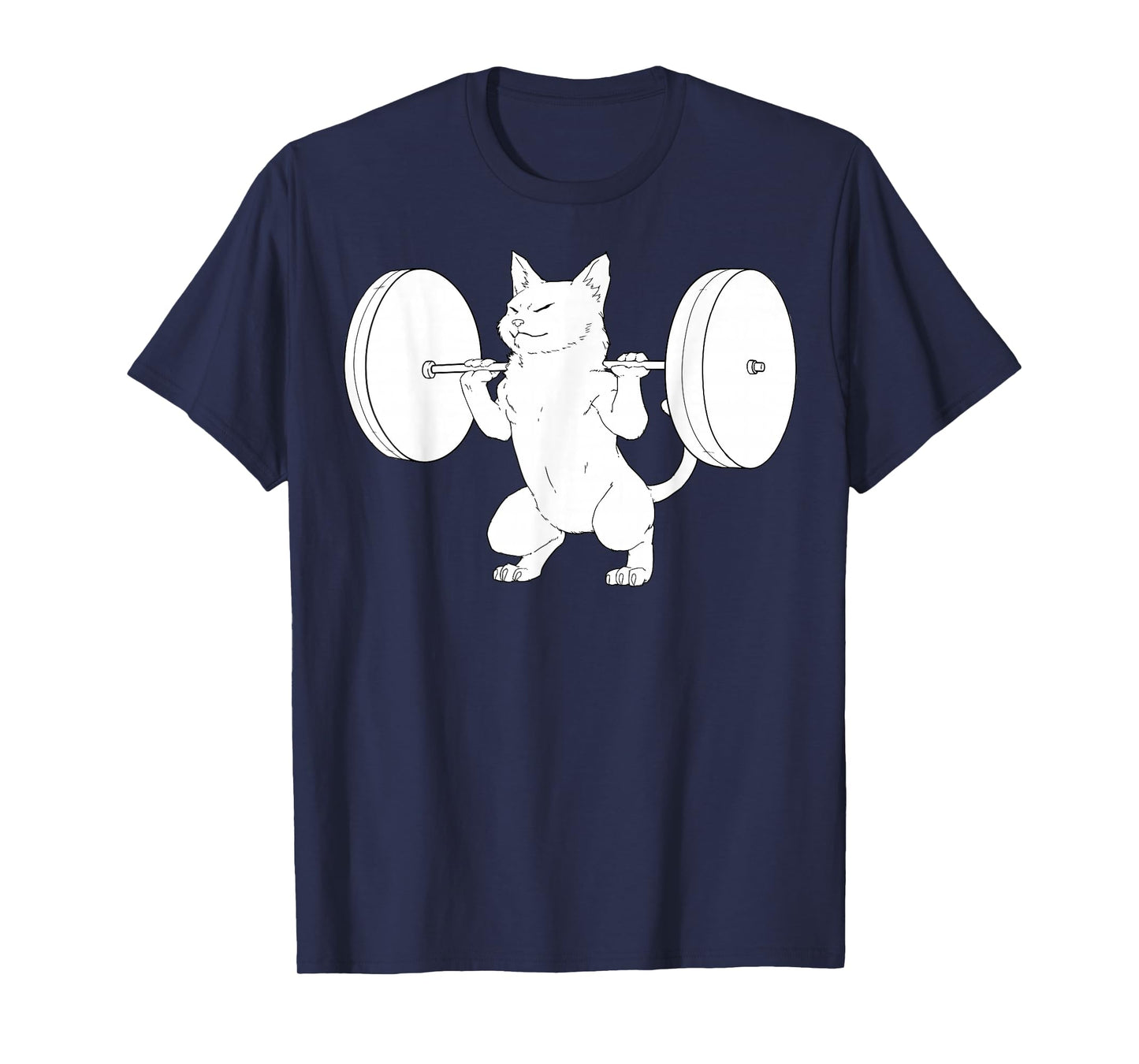 Cat Squat Powerlifting T-Shirt Cute T-Shirt