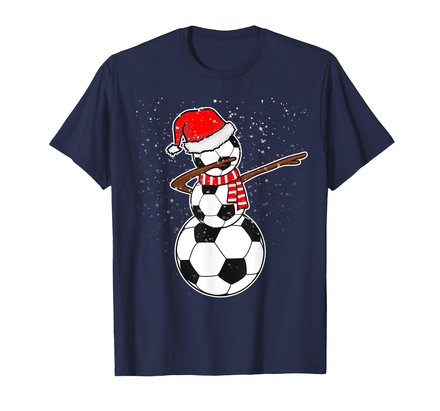Dabbing Snowman Soccer Shirt T-Shirt