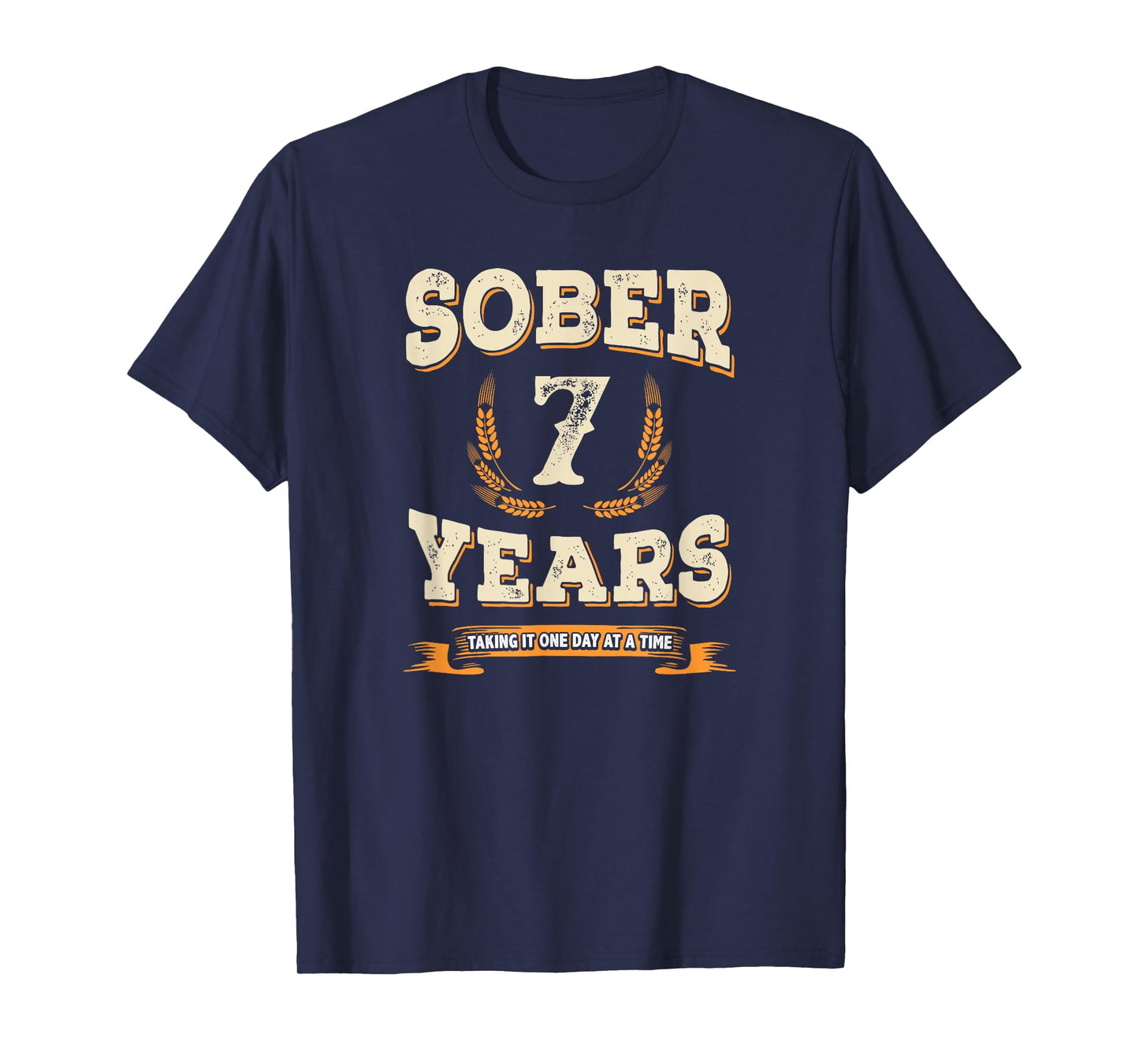 Clean and Sober Anniversary Gifts 7 Years Sobriety Shirt