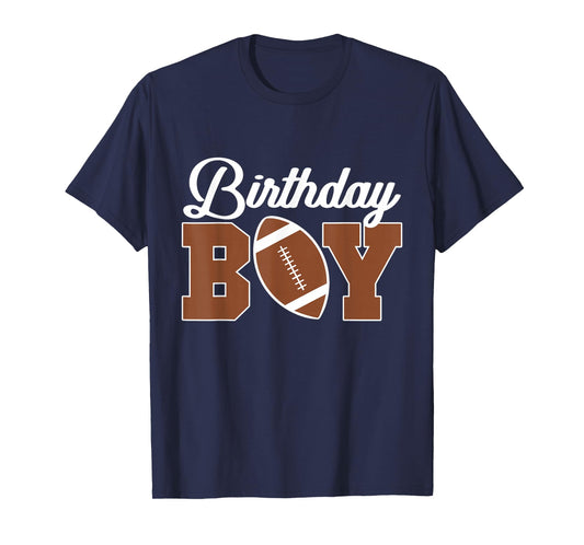 Kids Football Birthday Boy Birthday Party Boys Toddlers T-Shirt