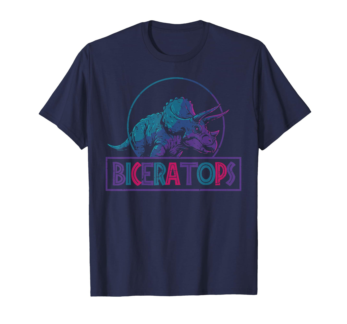 Biceratops Dino Bisexual Pride Month Bi Stuff LGBTQ Gift T-Shirt