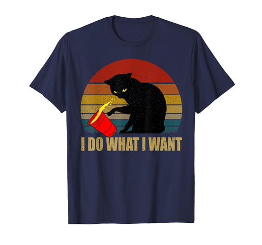 Angry Cat Evil T-Shirt for Men Women Girls Kids