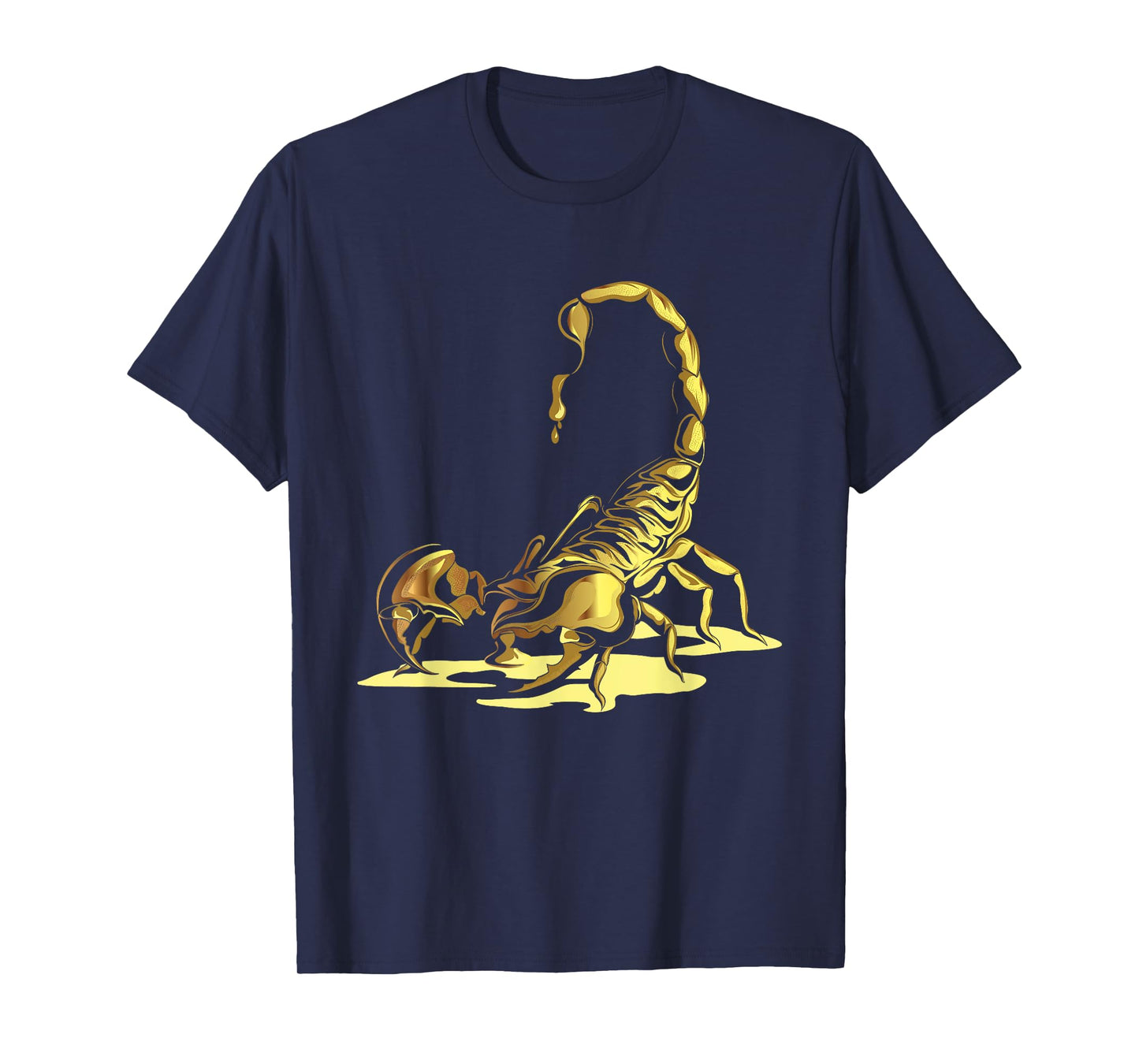 Gold Scorpion Lover Arachnid Scorpio Zodiac T-Shirt