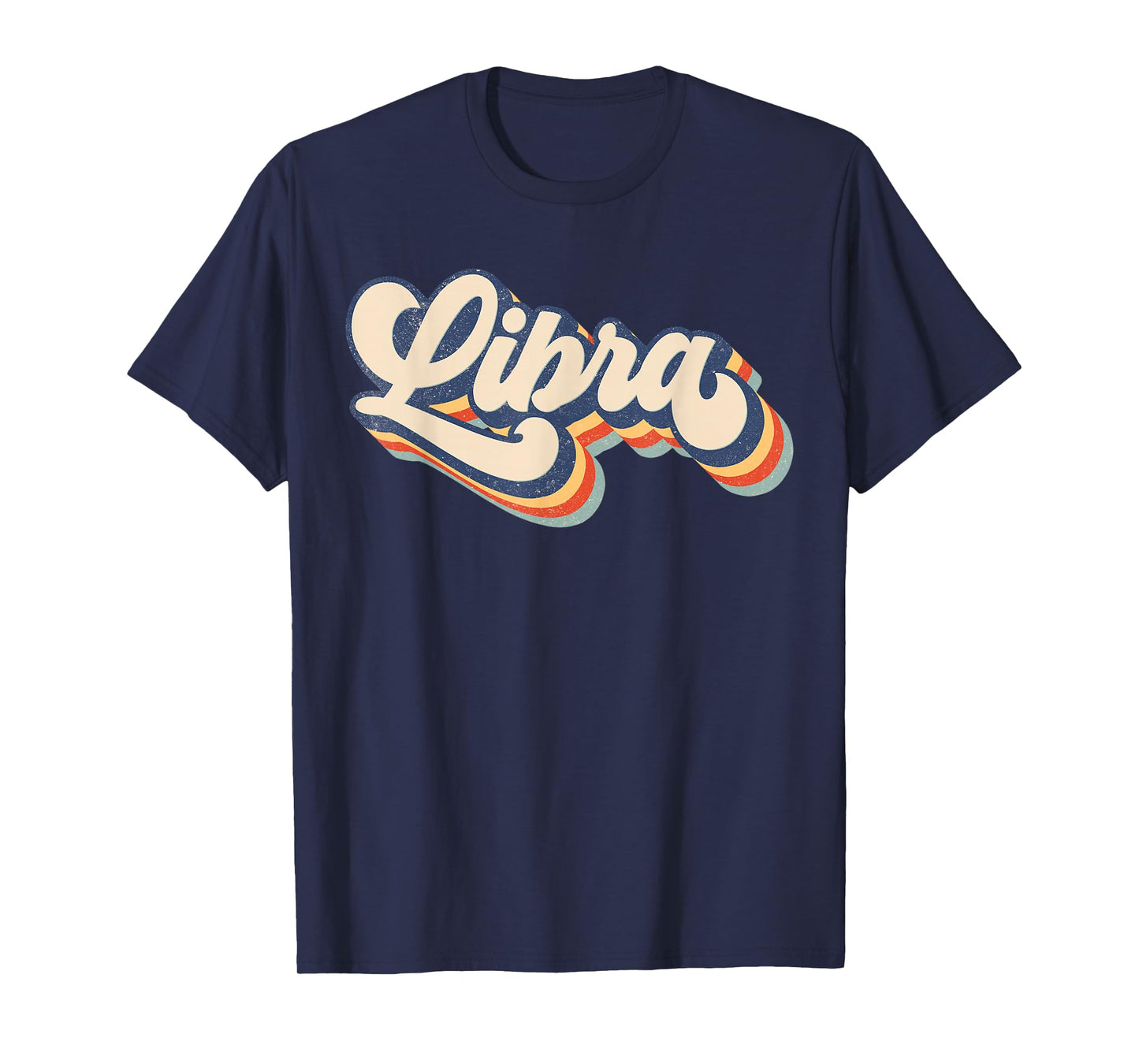 Libra Retro Zodiac Sign September October Birthday T-Shirt