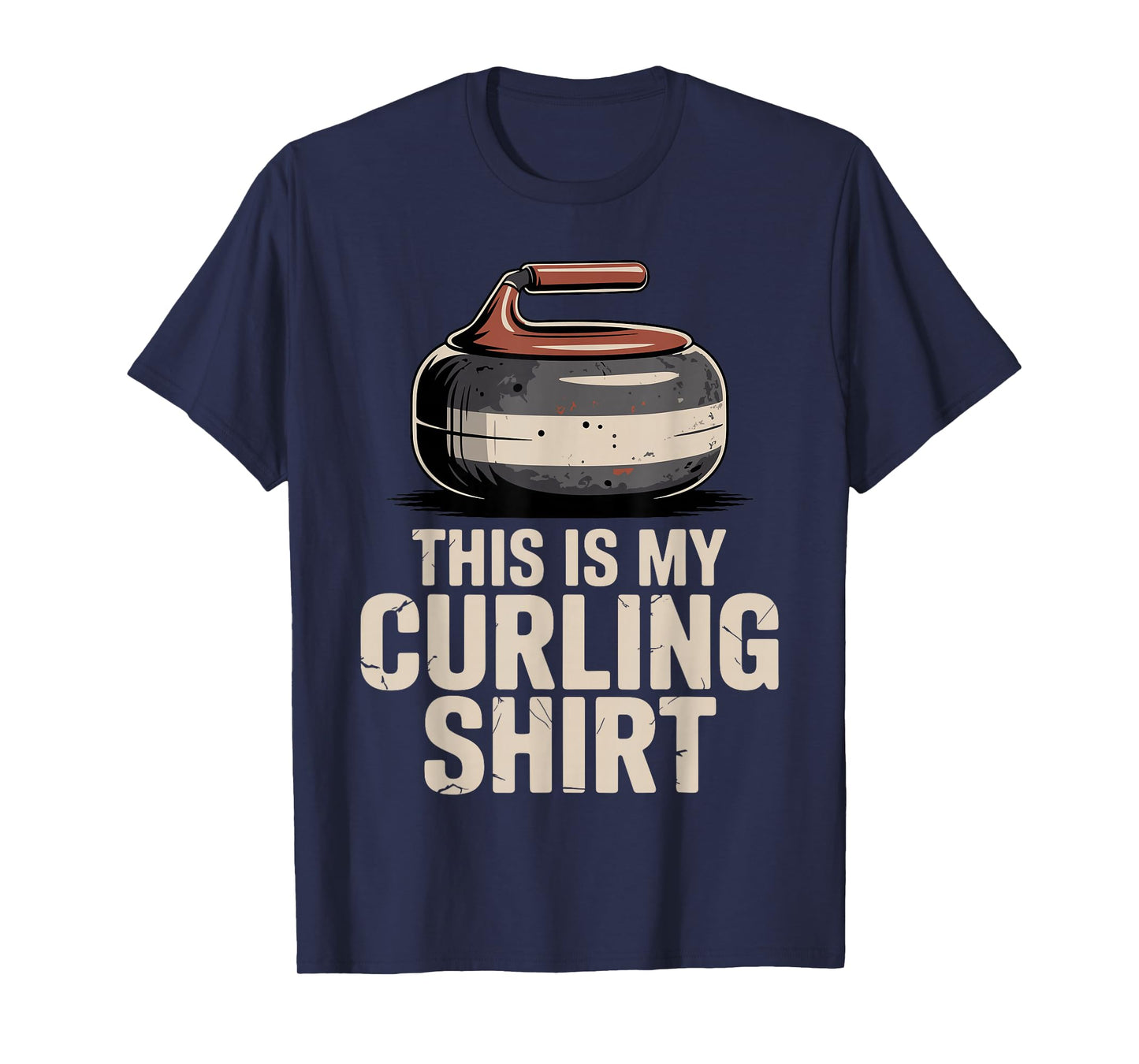 Funny Curling Art for Men Women Curler Curling Sport Lover T-Shirt