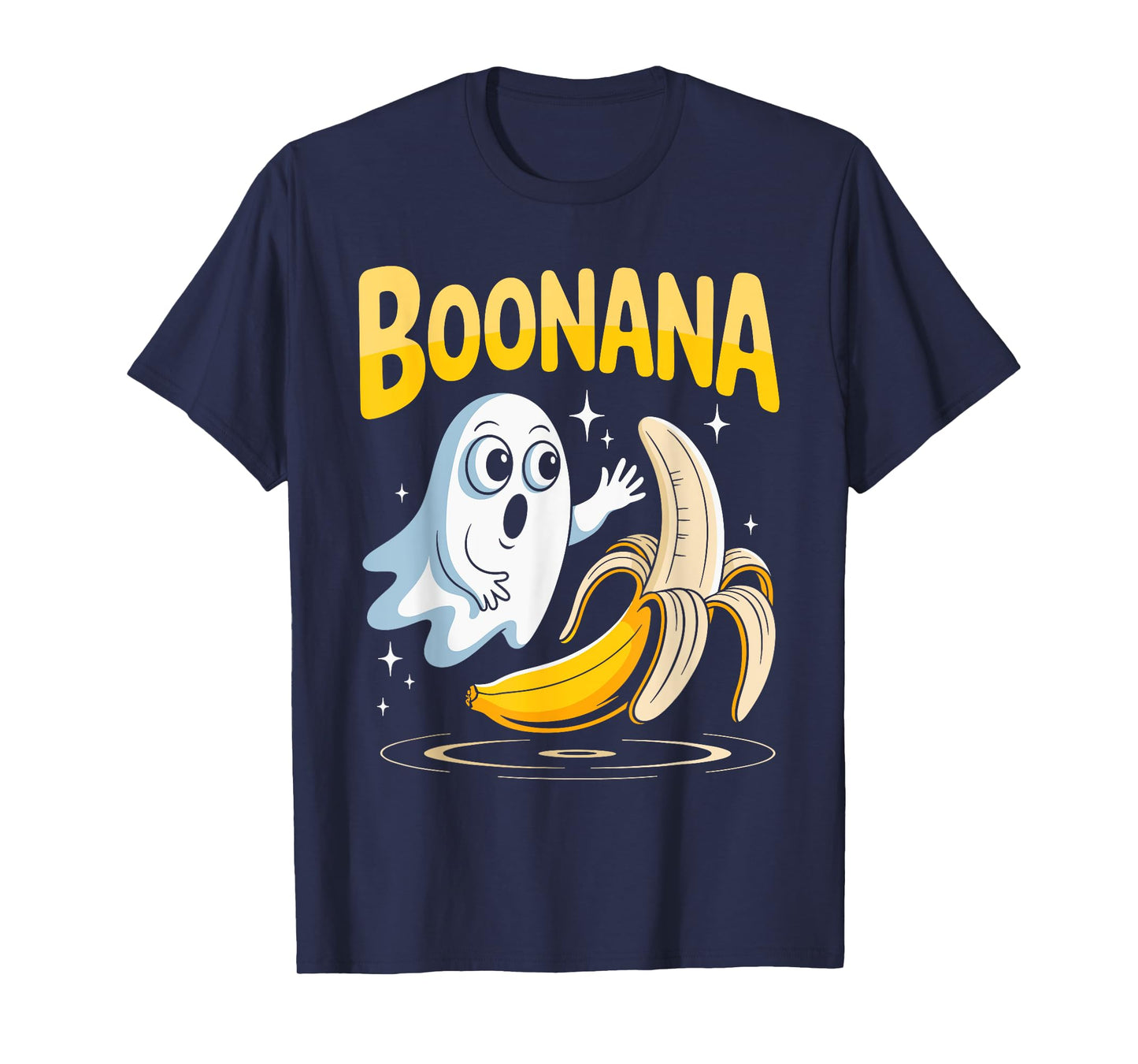 Boonana Ghost Banana Costume Adult Toddler Kids Banana T-Shirt