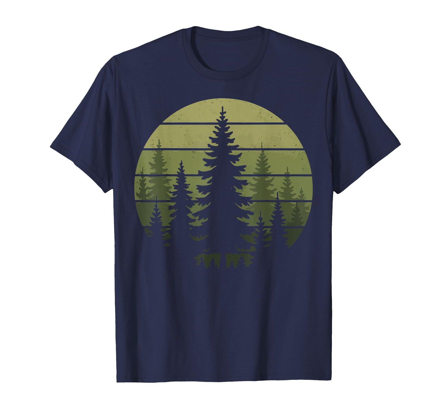 Forest Retro Nature Wildlife Outdoor T-Shirt