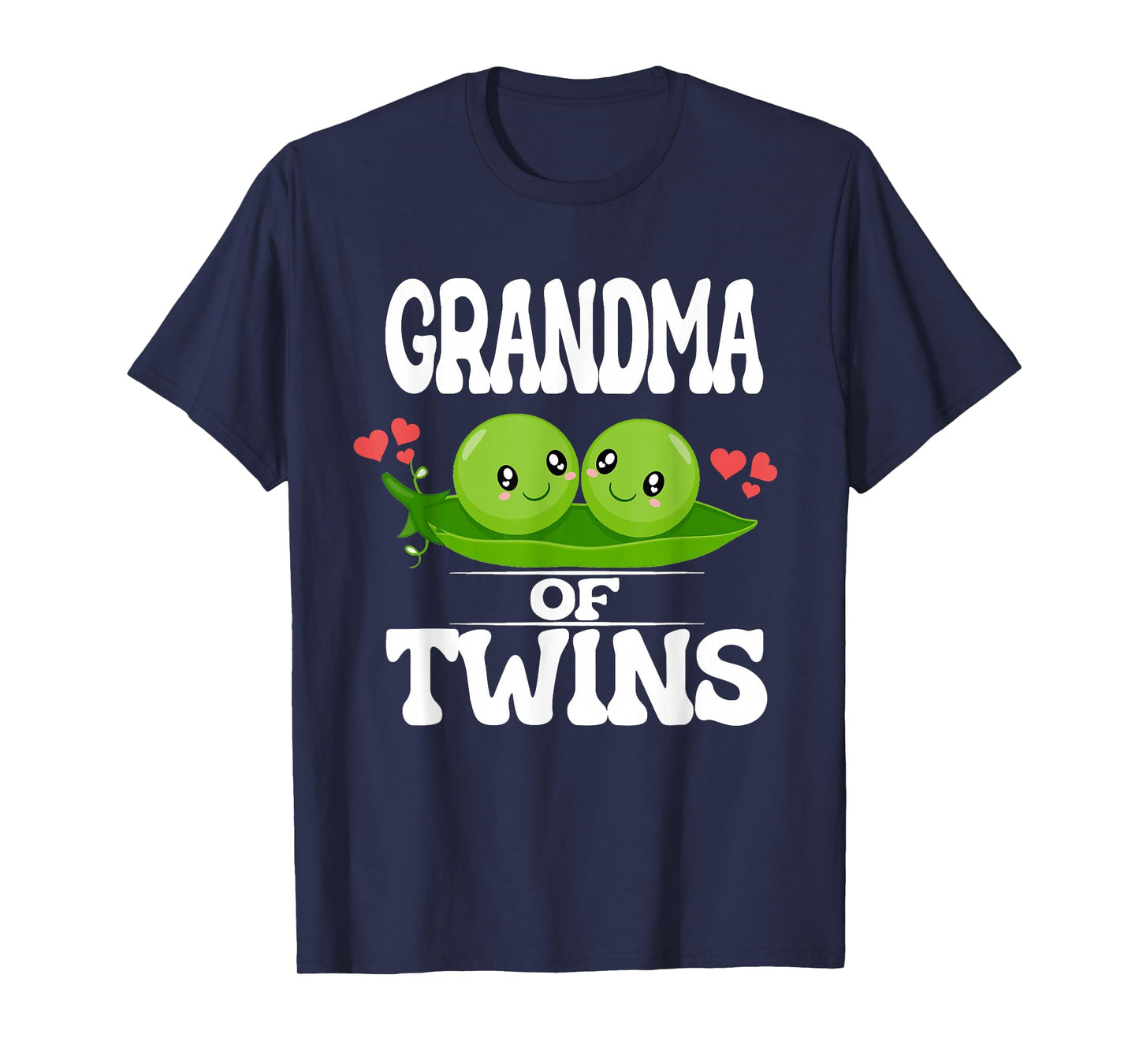 Grandma Of Twins Black Women's Classic Fit Crew Neck T-Shirt