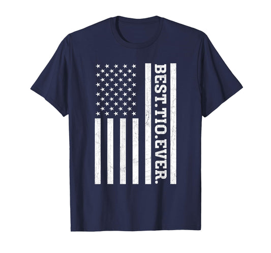 Best Tio Ever US American Flag Tio Vintage T-Shirt