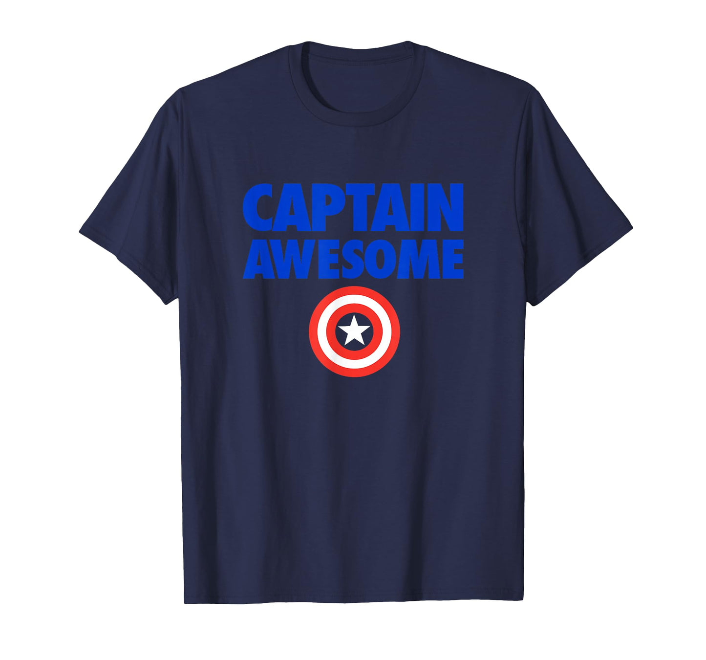 Marvel Comics Captain America Captain Awesome Shield Logo T-Shirt