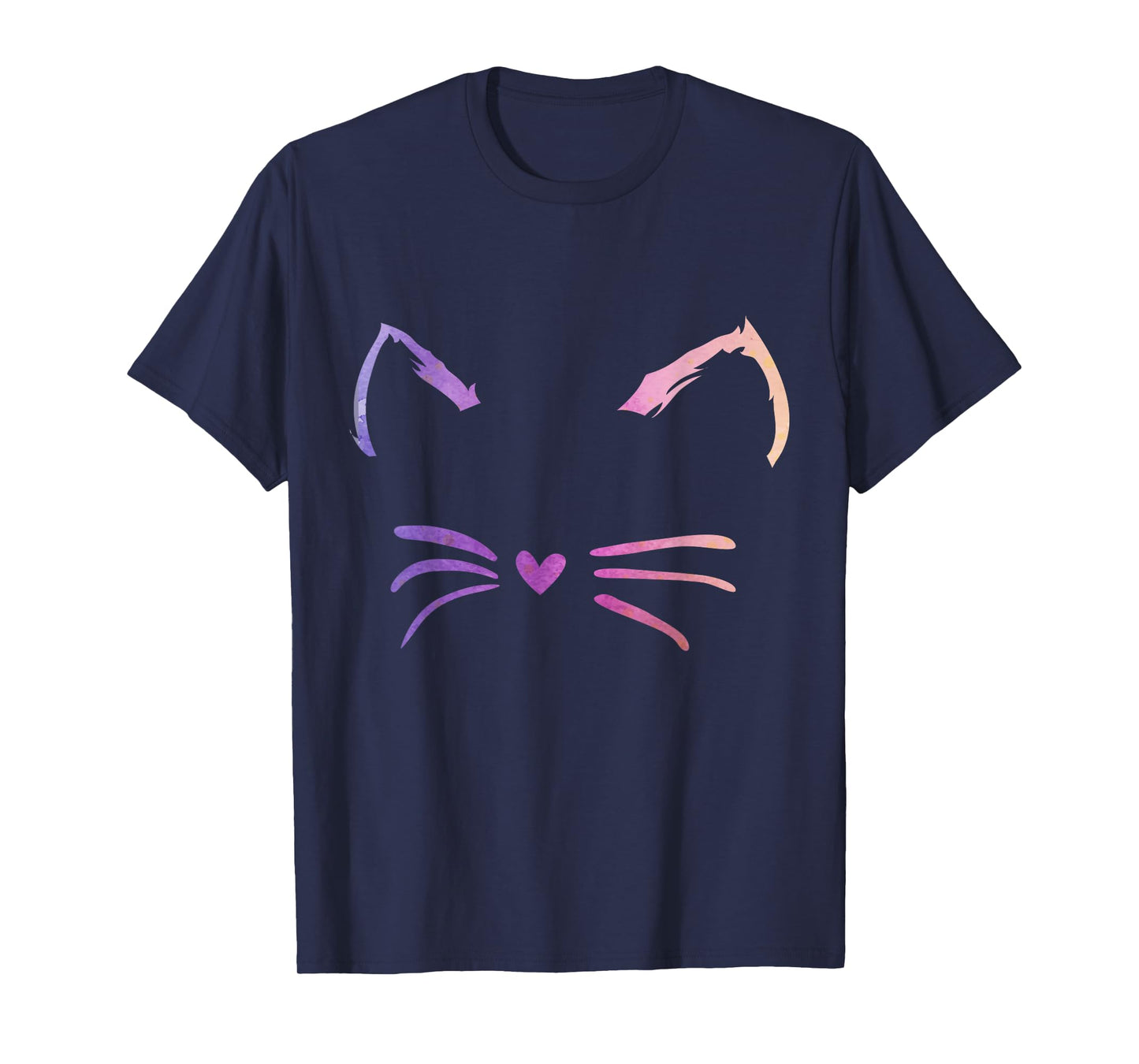 Cat Ears Decorations Feline Whiskers Cute Cat Toy T-Shirt for Men Women Girls Kids