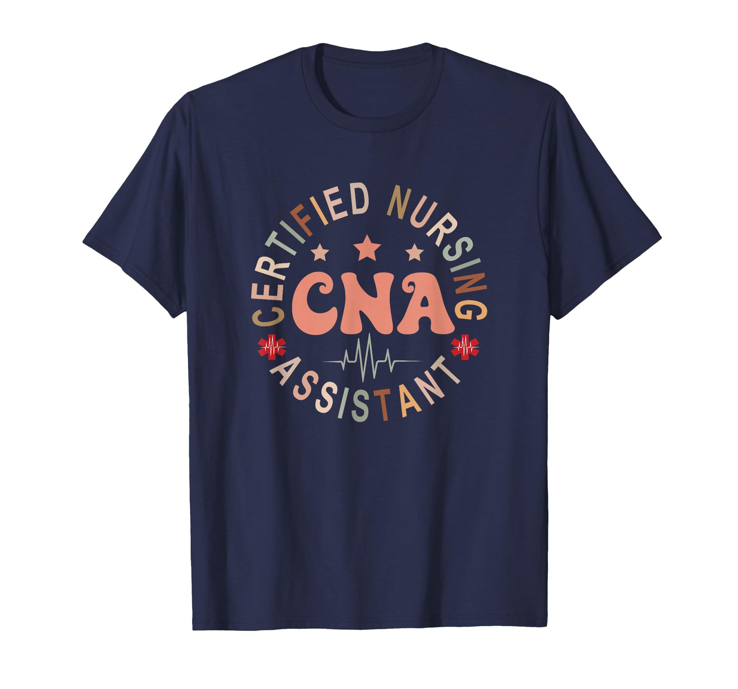 Certified Nurse Assistant Appreciation CNA Apparel Unisex-Adults Nursing Assistant T-Shirt, Black, Small, Short Sleeve, T-Shirt, All Seasons