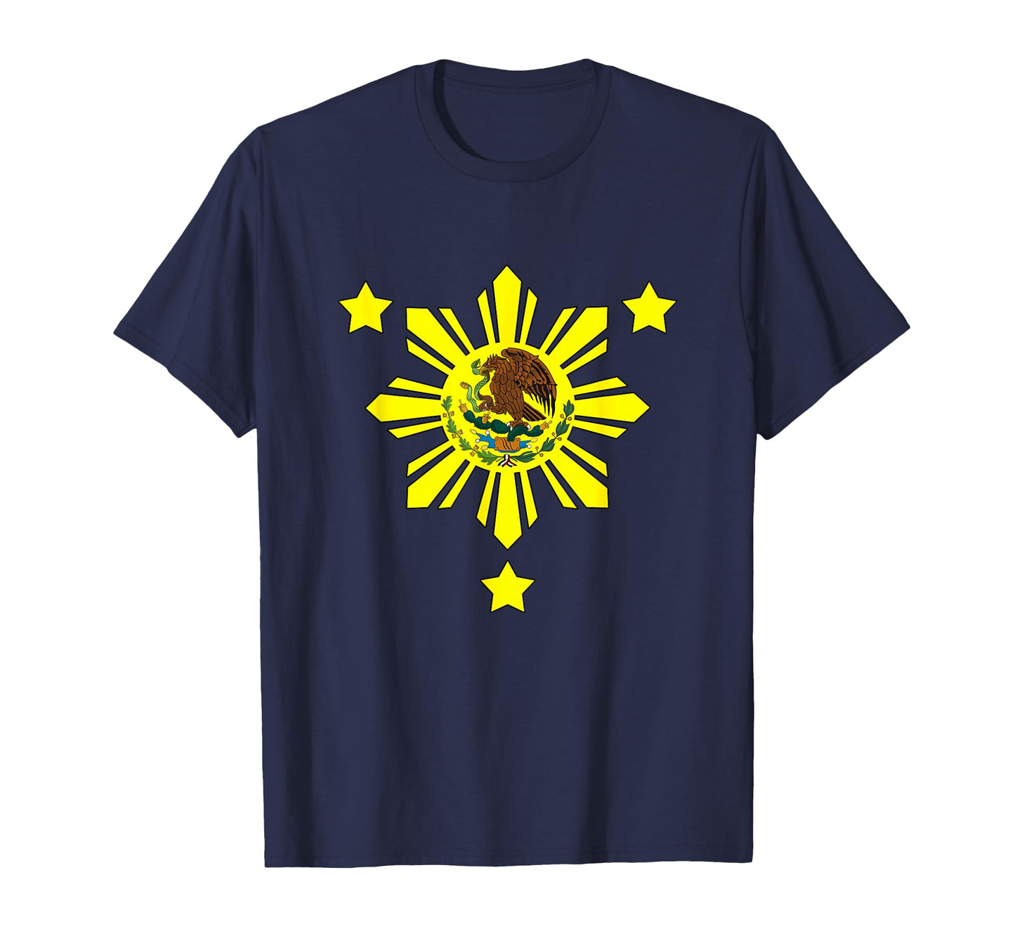 Philippines Mexico Filipino Mexipino Mexican Mixed Flag Day T-Shirt