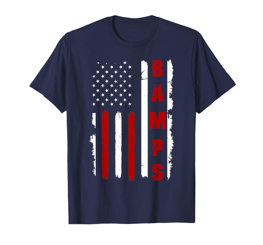 Cool American Flag, Father's day Shirt for Bamps Men T-Shirt