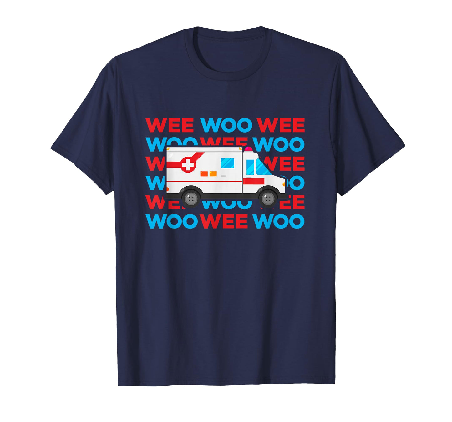 Ambulance EMT Paramedic for Kids Wee Woo Emergency T-Shirt