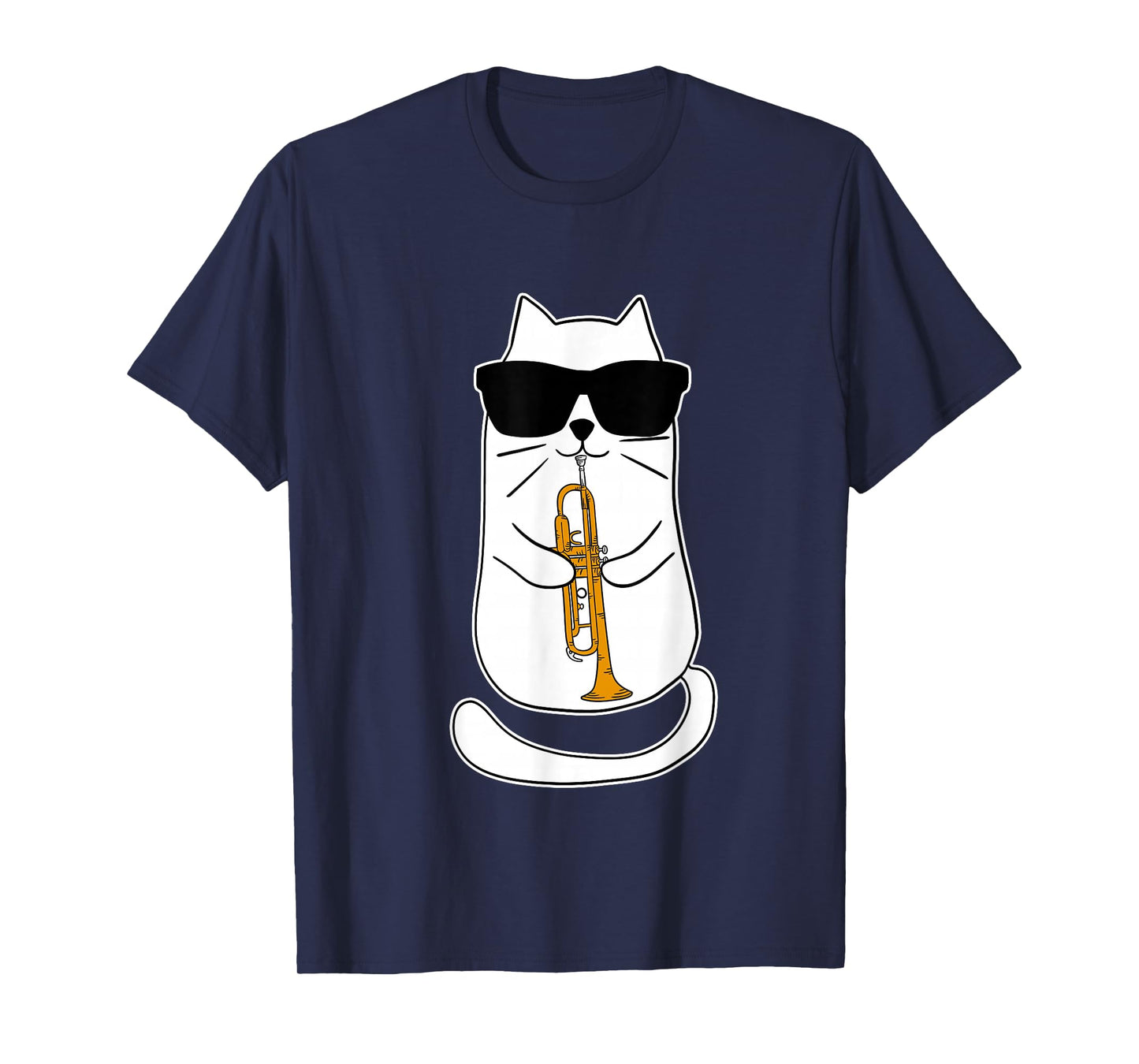 Trumpet Cat Funny Trumpet Player T-Shirt