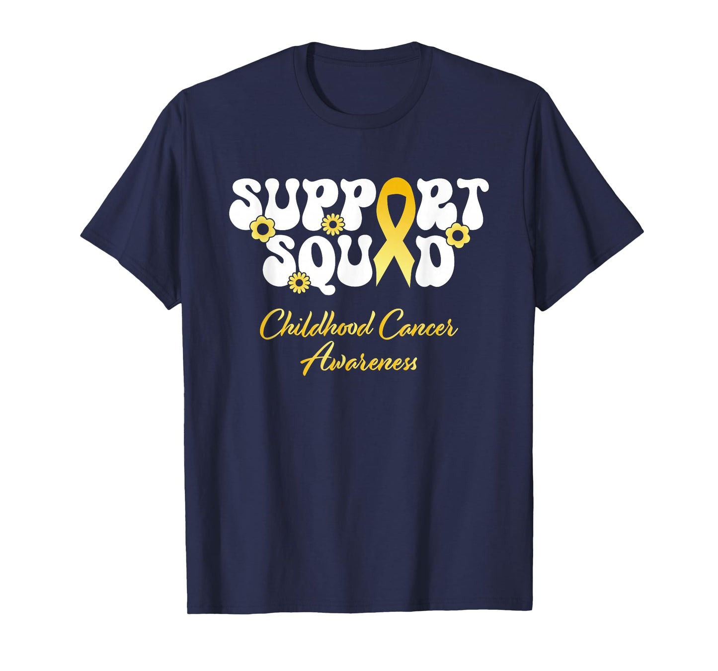 Childhood Cancer Support Squad Childhood Cancer Awareness T-Shirt