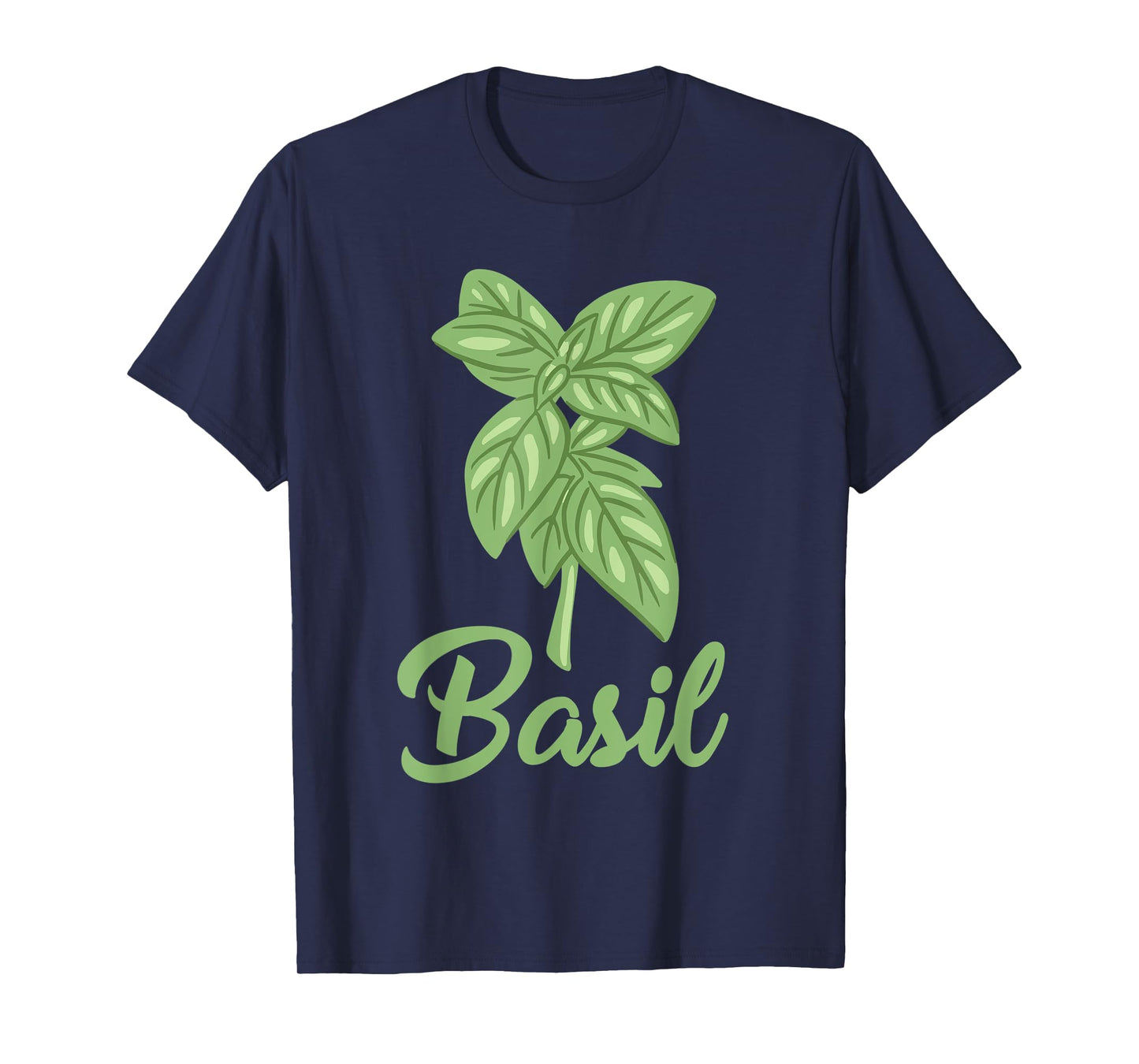 Basil Apparel Gardening Herbs Lover Basil Leaf T-Shirt