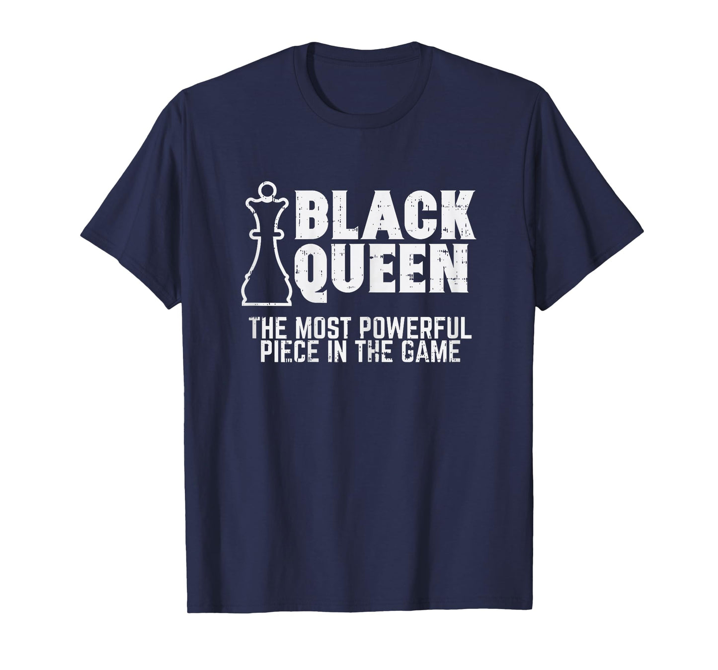 Black Queen Most Powerful Chess African American Women Gift T-Shirt