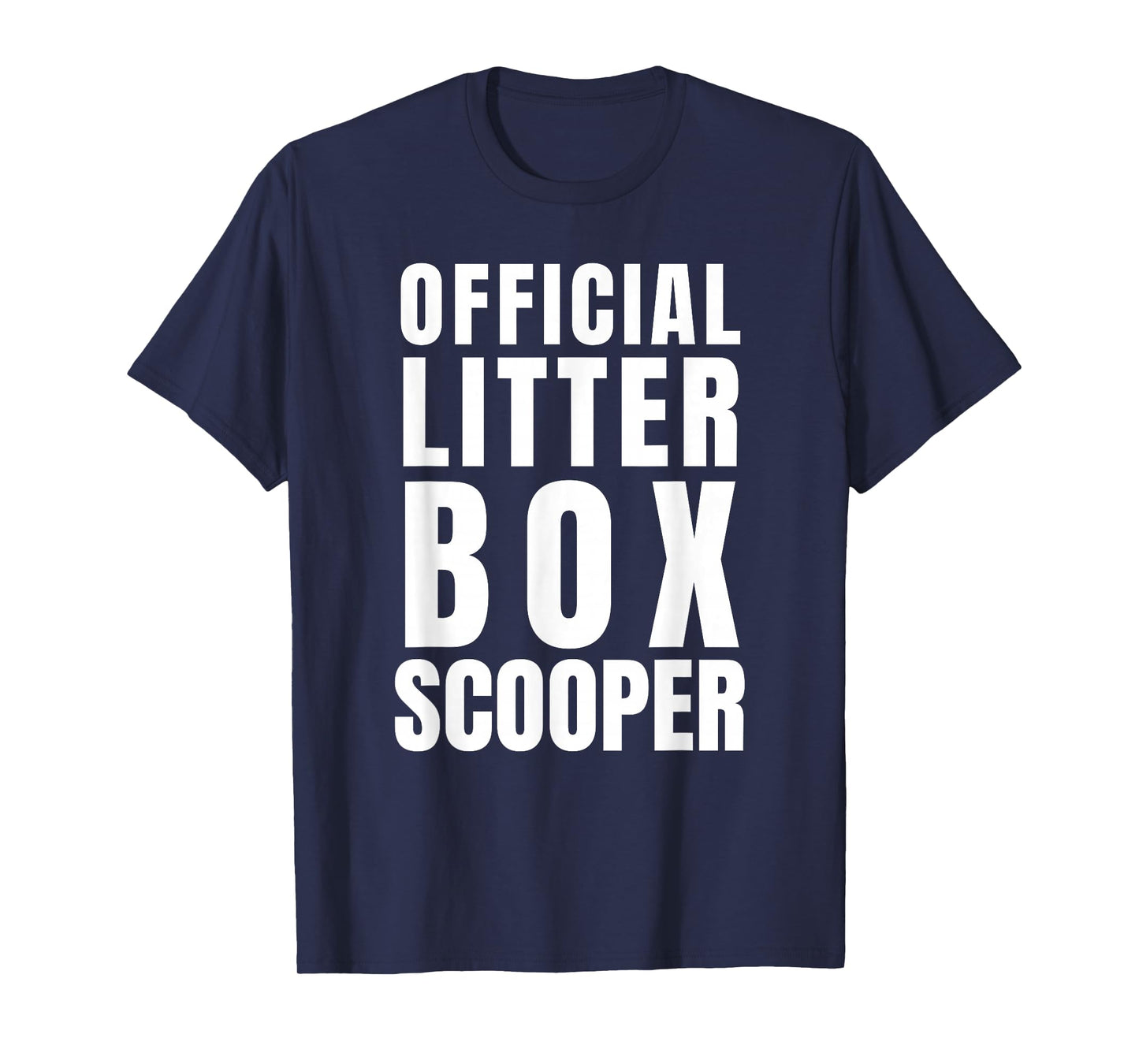 Official Cat Litter Scooper Funny Kitty Themed Animal Lover T-Shirt