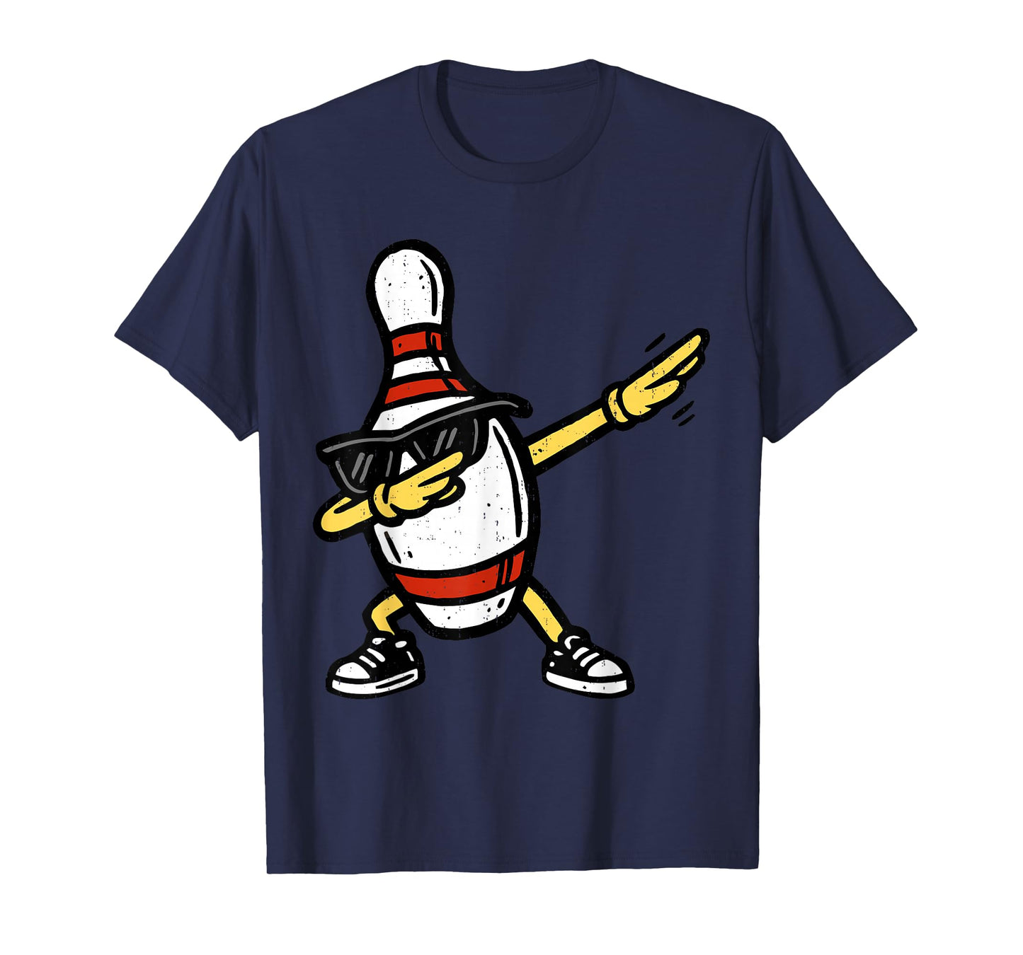 Dabbing Bowling Pin Funny Sport Player Dab Dance T-Shirt