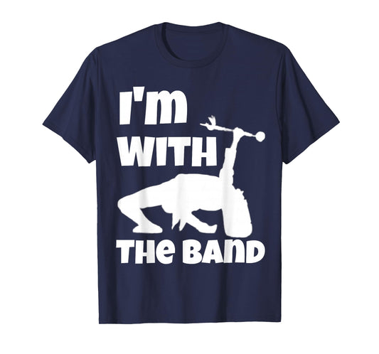 Funny High School & HBCU College Marching Band Drum Major T-Shirt