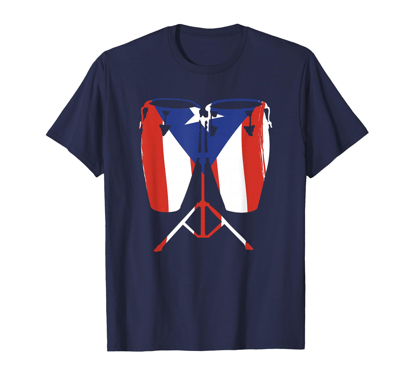 Conga Puerto Rican Flag For Conga Player T-Shirt