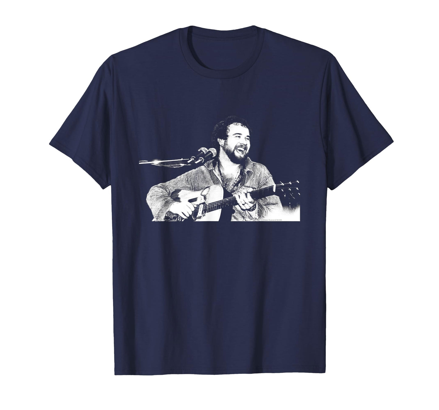 John Martyn Live Black And White By Everard Smith T-Shirt
