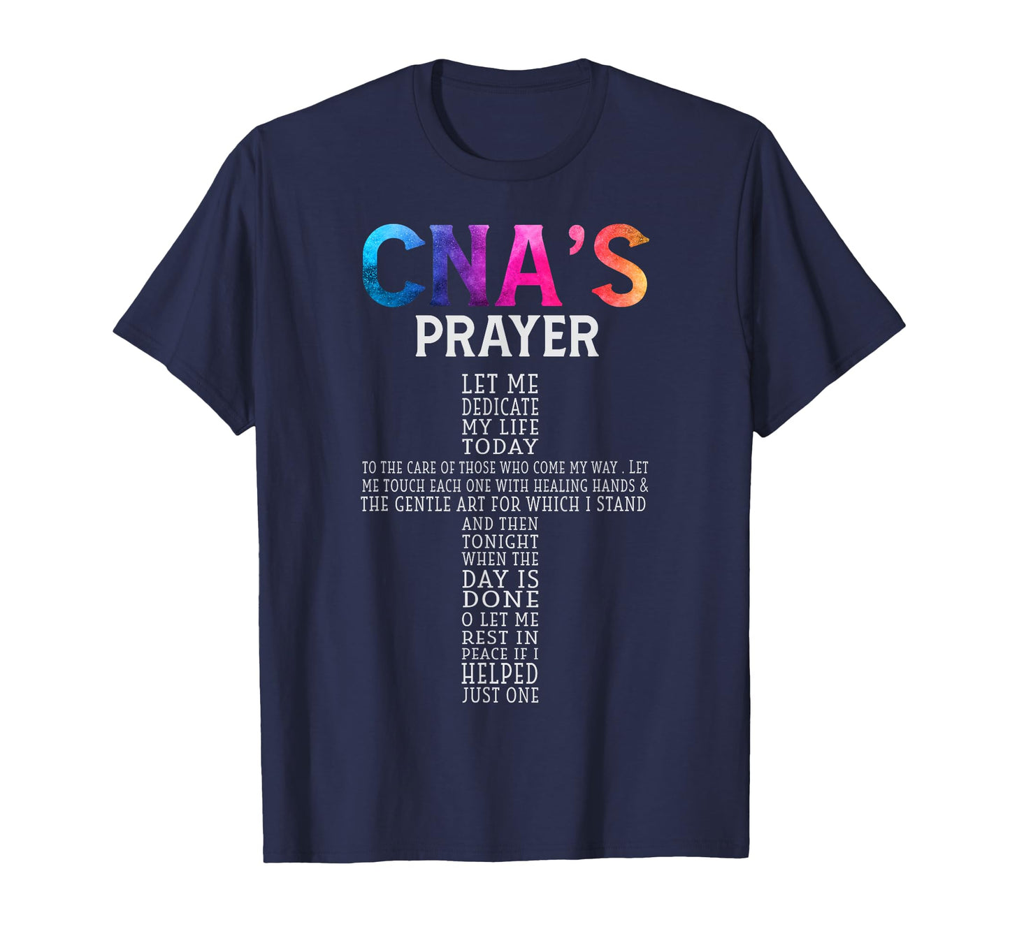 CNA Certified Nursing Assistant Gifts CNA Humor T-Shirt Women's Black Short Sleeve Crew Neck T-Shirt Small