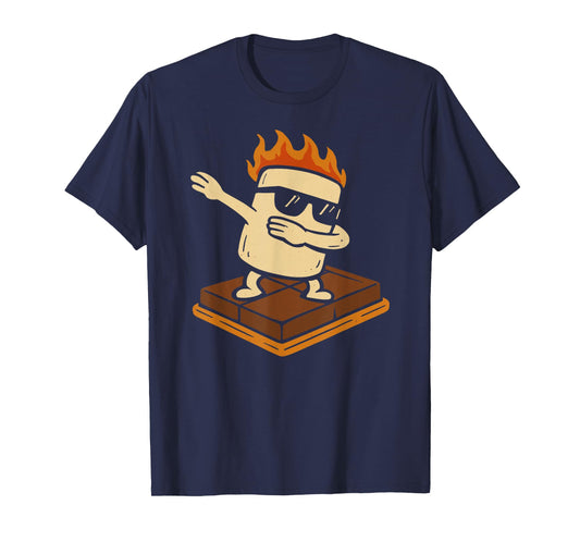 Dabbing Smore Marshmallow Dab Dance S'more Camping T-Shirt