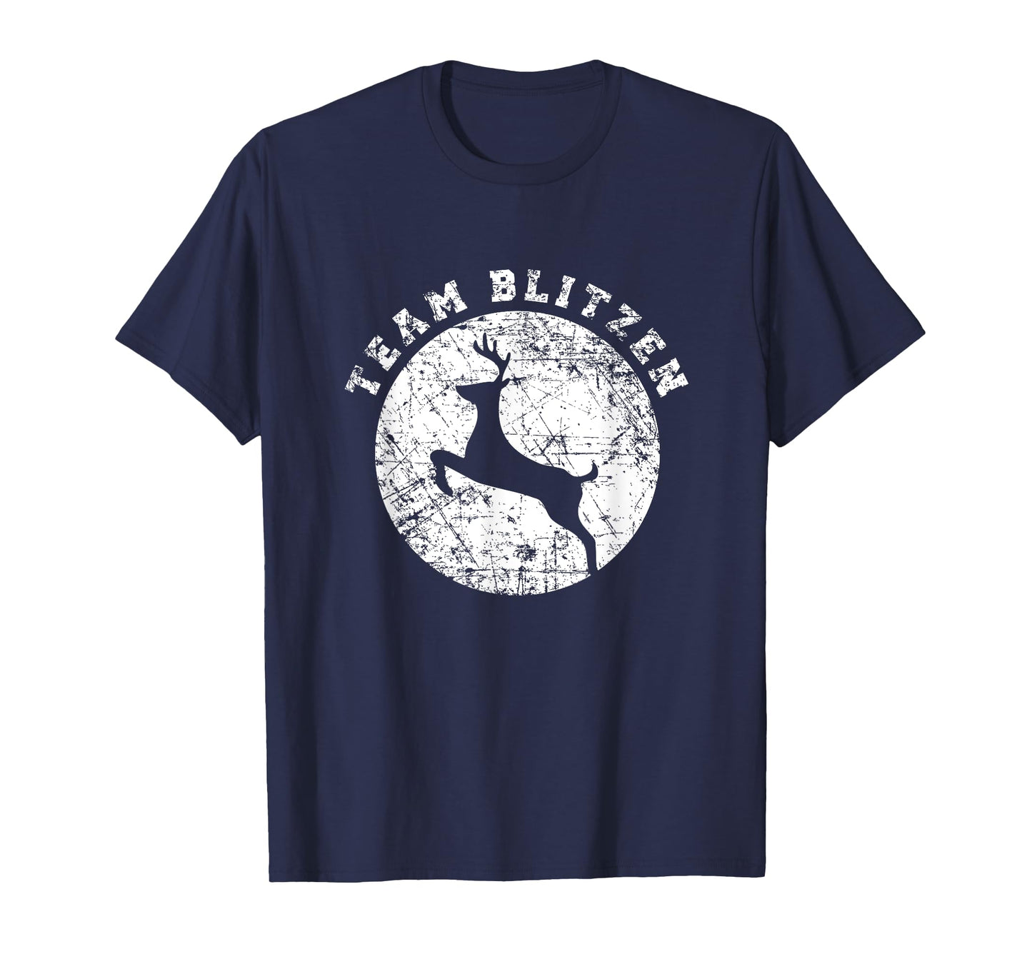 Team Blitzen Funny Cute Christmas Gift for Kids Adult T-Shirt