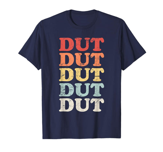 Retro "DUT" Marching Band Percussion T-Shirt T-Shirt