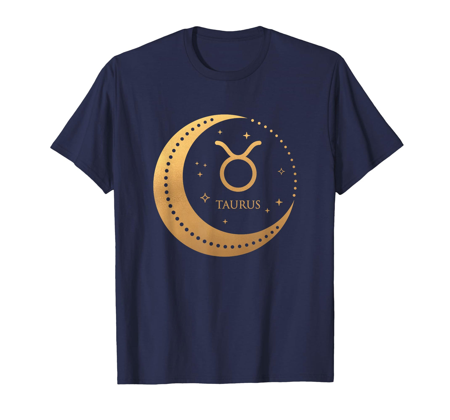 Zodiac sign Taurus in the crescent moon trendy T-Shirt