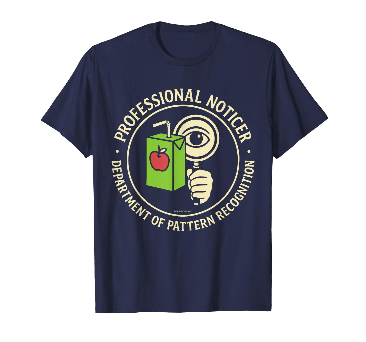 Retro Professional Noticer Department of Pattern Recognition T-Shirt