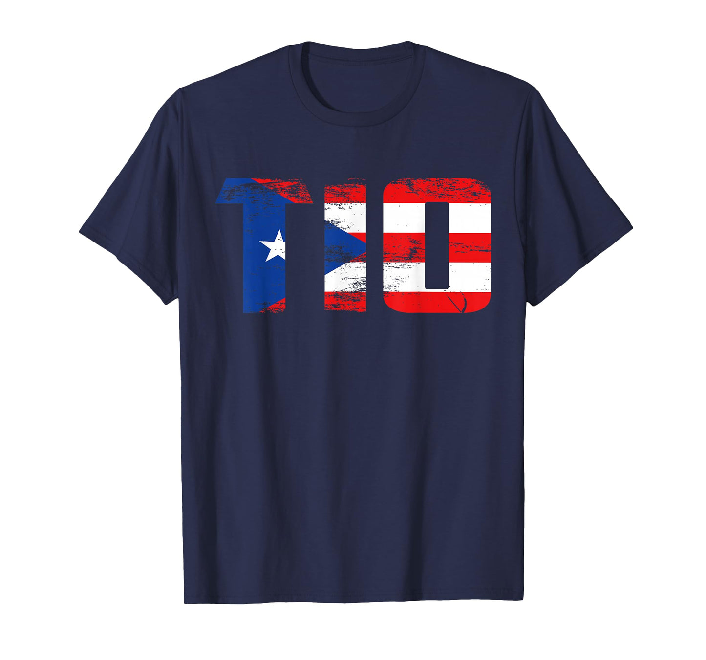 TIO Puerto Rico Flag Pride Fathers Day Puerto Rican Men T-Shirt