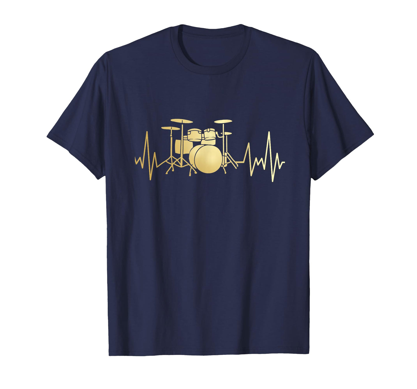 Drum set Heartbeat graphic T-Shirt