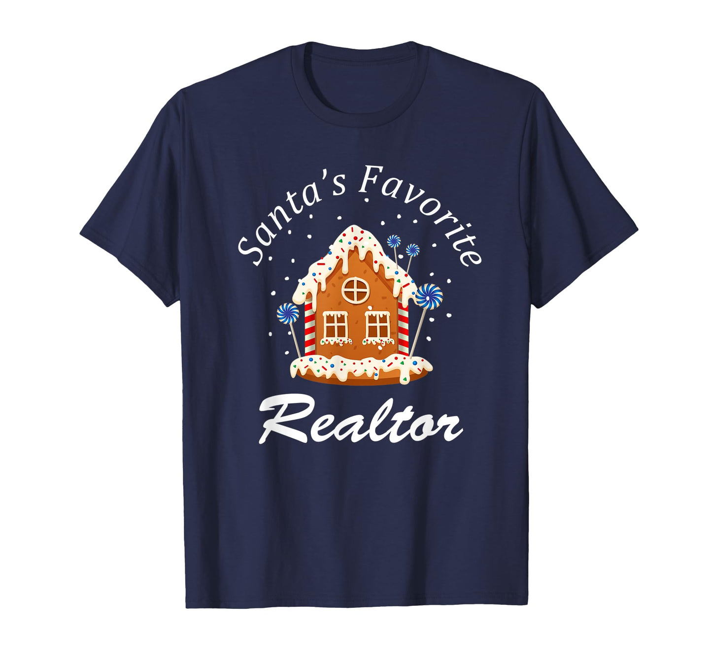 Santa’s Favorite Realtor Real Estate Agent Merry Christmas T-Shirt