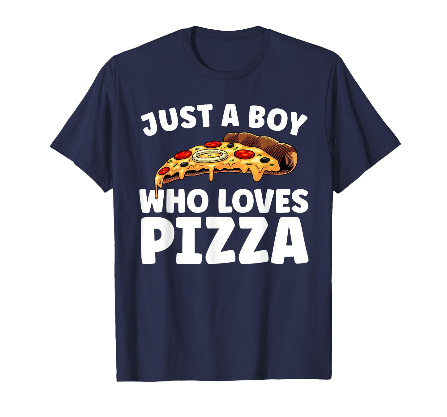 Cool Pizza Art For Men Boys Italian Pizza Lover Novelty T-Shirt