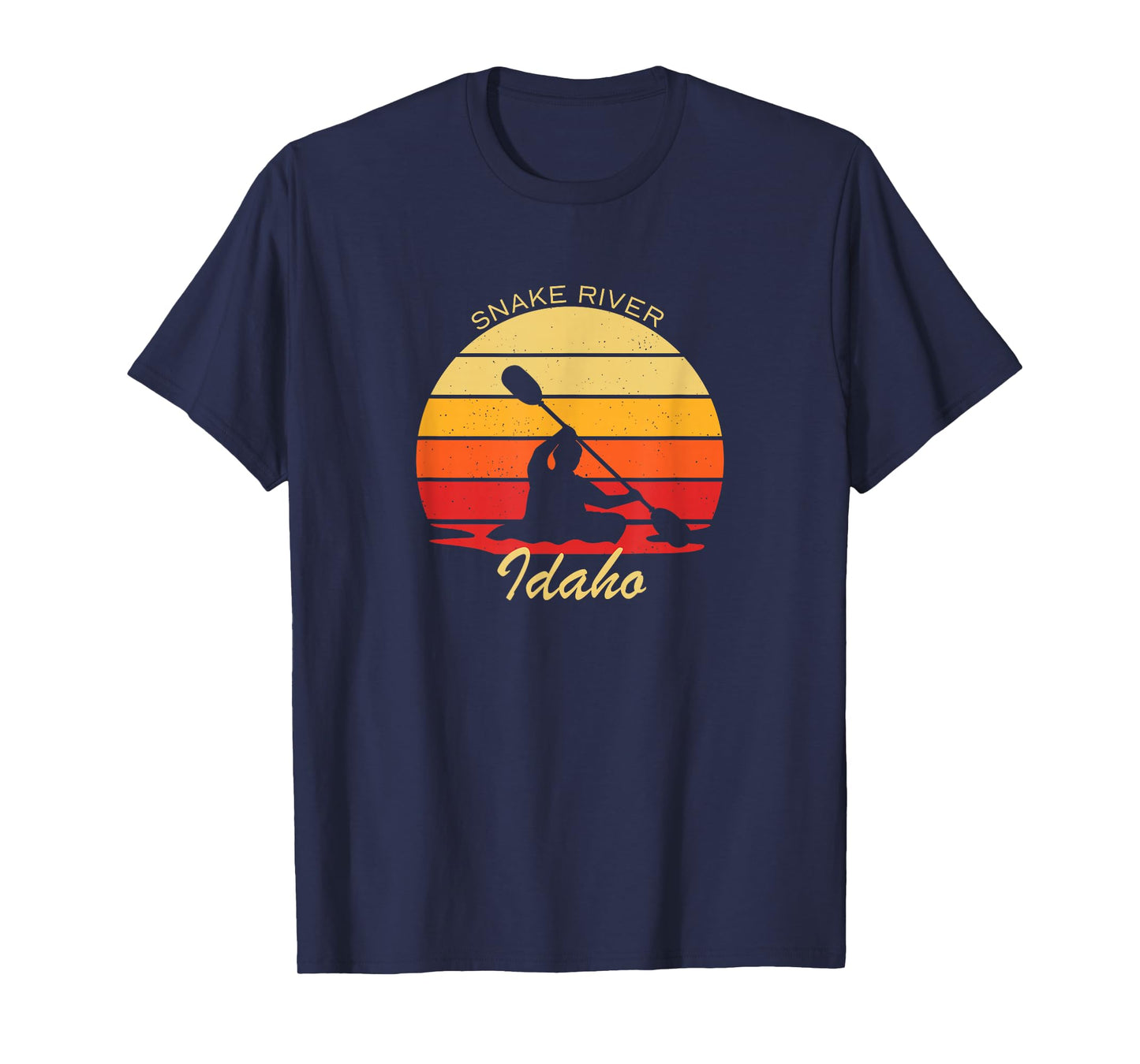 Vintage Kayak Snake River Idaho Adventure T-Shirt