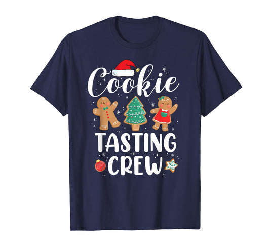 Cookie Tasting Crew Funny Pajamas Family Xmas Christmas T-Shirt