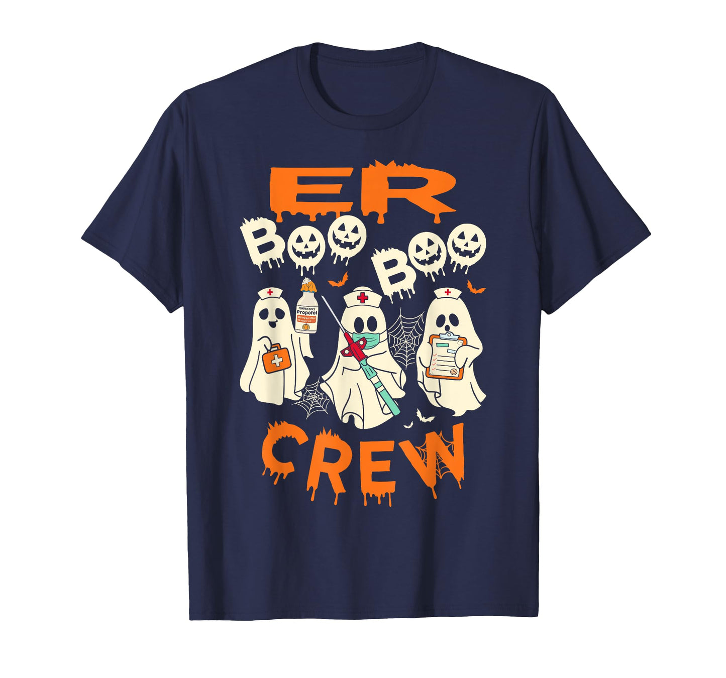 Cute Emergency Department Funny ER Nurse Halloween T-Shirt