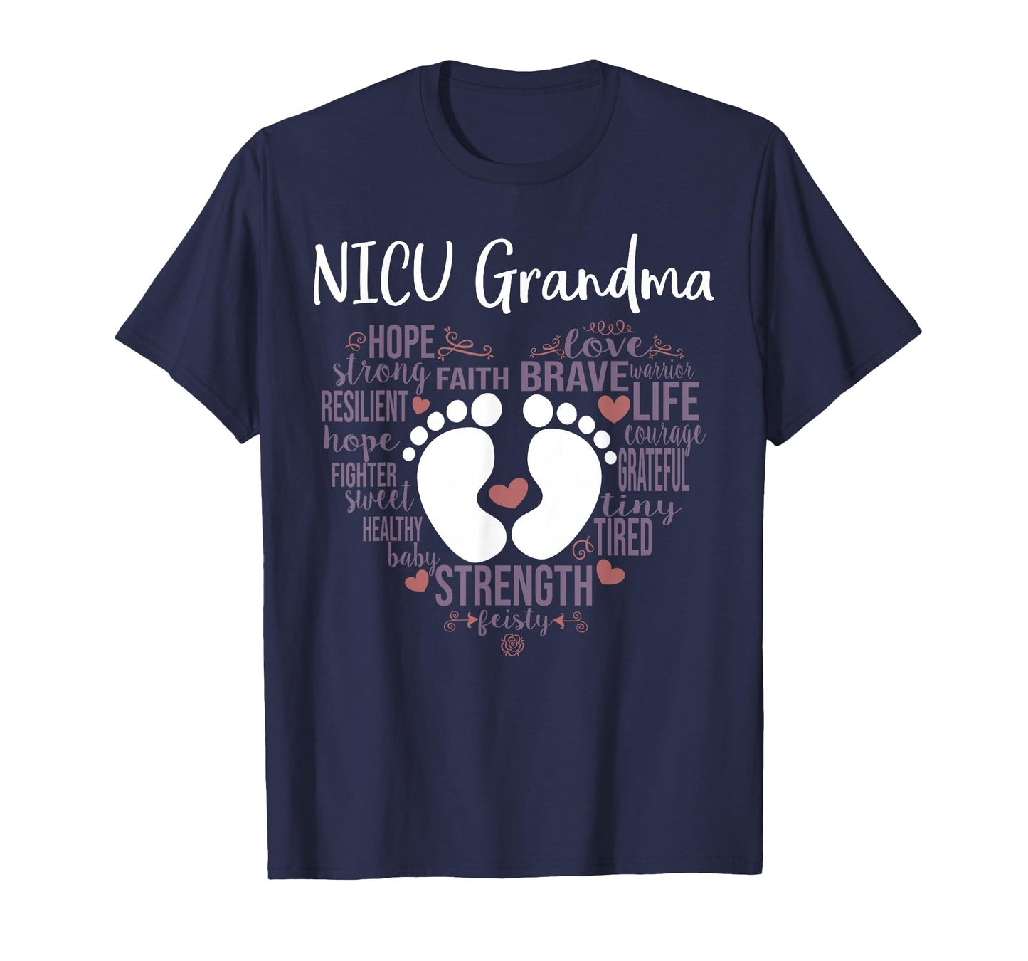 "NICU Grandma" Preemie or NICU Grandma Shirt T-Shirt