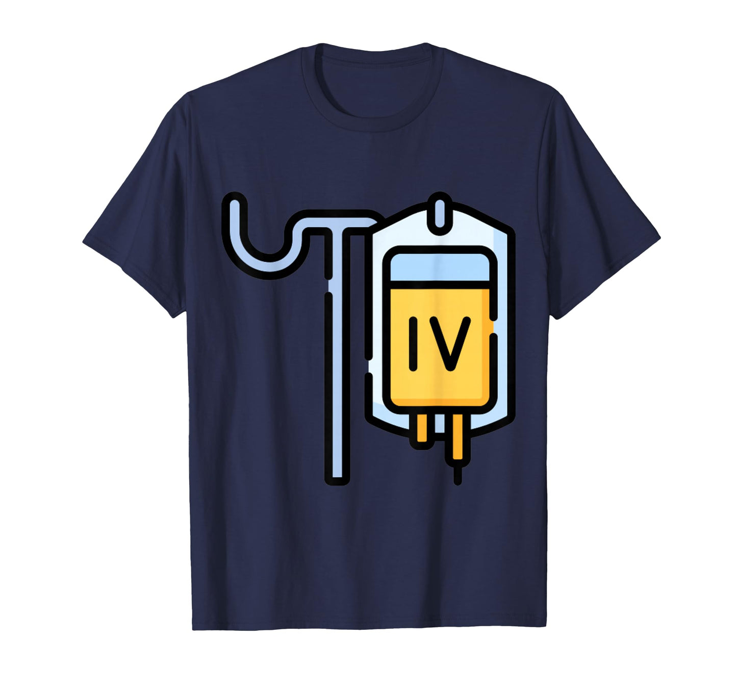 Clever Witty IV Designs Really Like IV Intravenous Drips Drip IV Dripping T-Shirt, Small, Black
