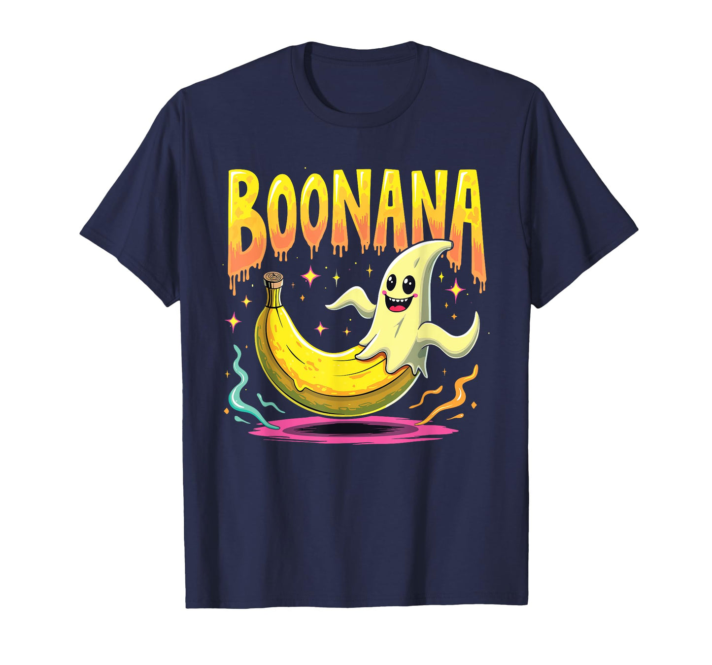 Boonana Costume Funny Ghost Banana for Halloween T-Shirt