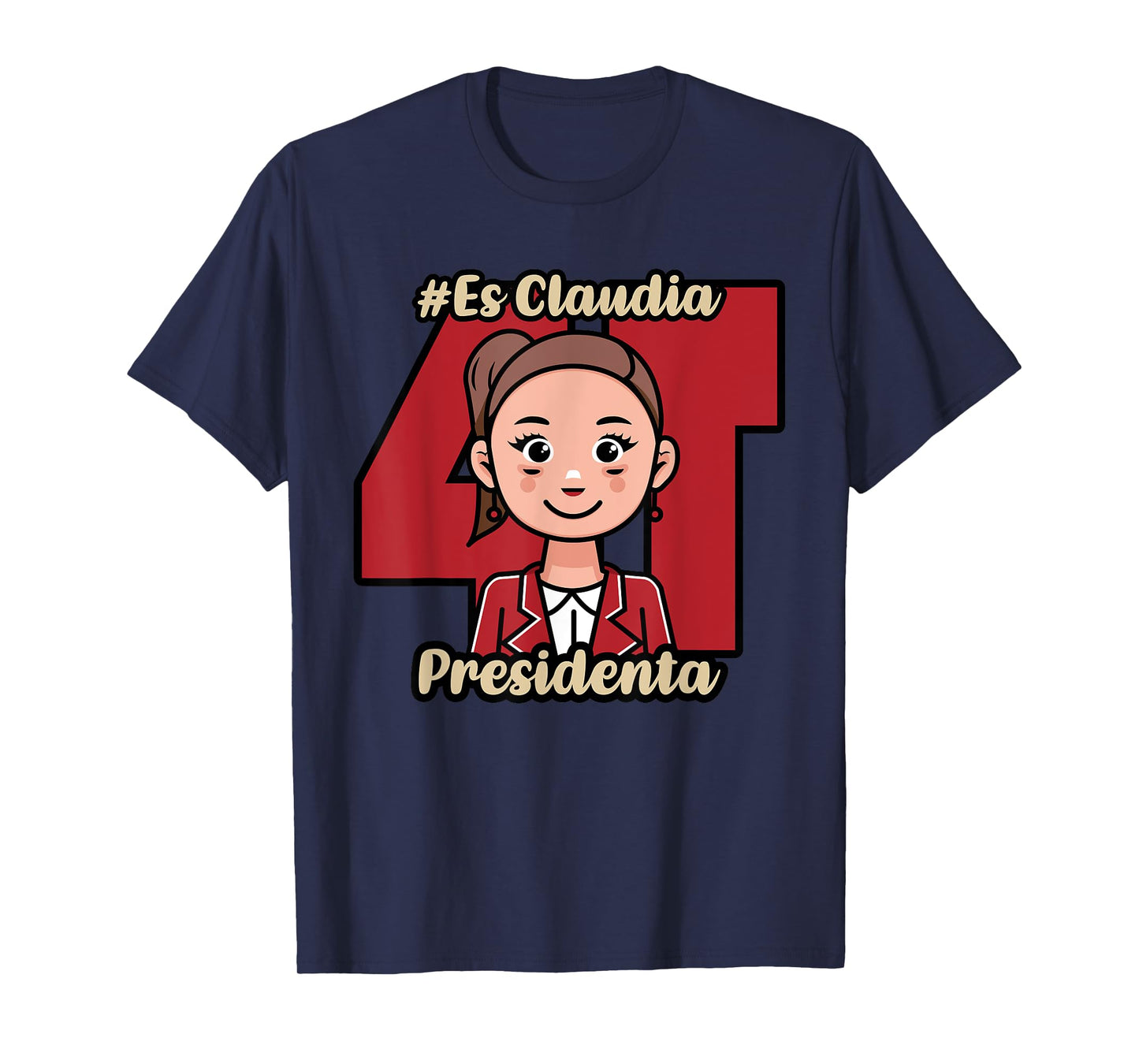 Claudia Sheinbaum Pardo Presidenta drawing kawaii T-Shirt