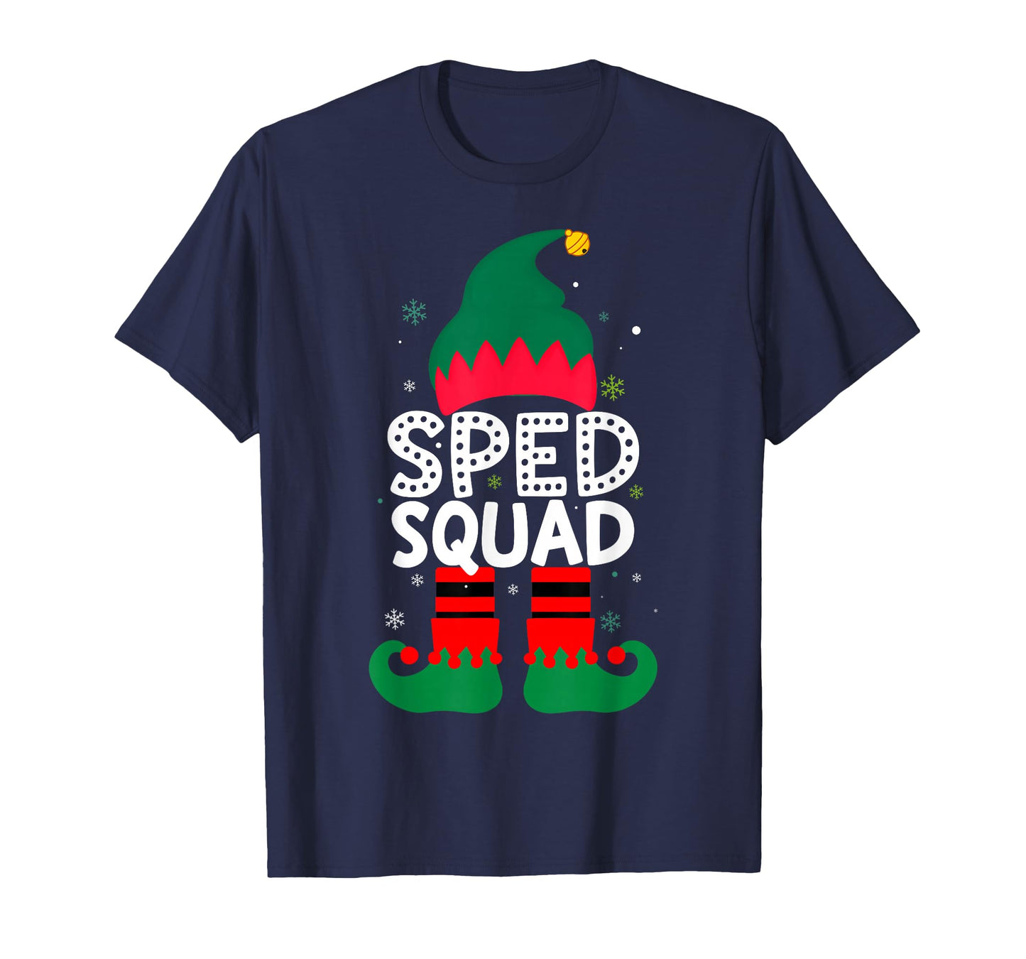 Sped Squad Special Education for Santa Family Christmas elf T-Shirt