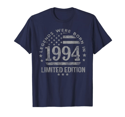Legends were Born in 1994 USA Flag T-Shirt for Women Men
